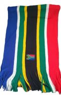Knitted Flag SA Scarf