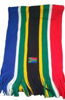 Knitted Flag SA Scarf