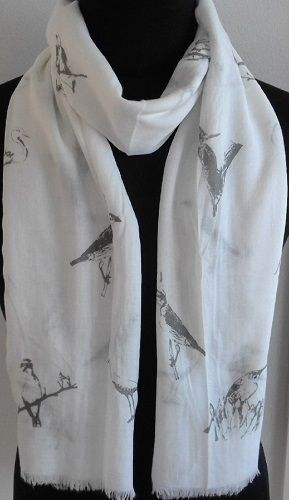 Bird Print Scarf