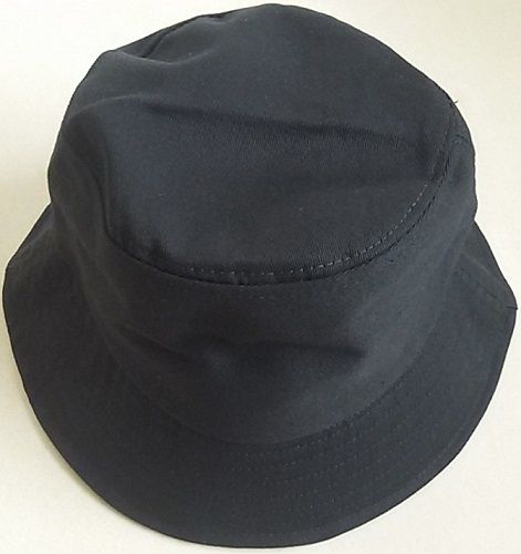 Black Cotton Bucket Hat