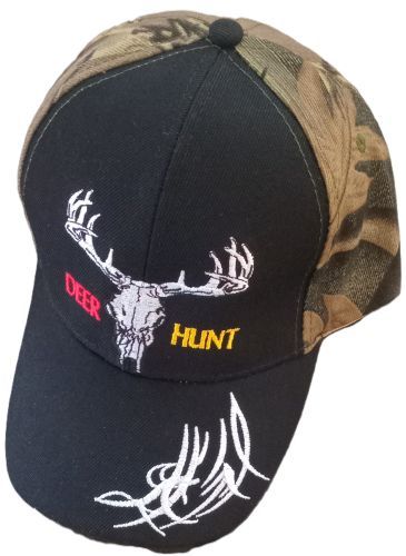 Deer Hunt Cap Black