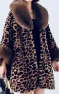 Leopard Poncho Coat