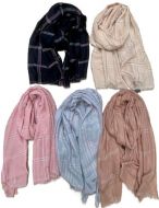 Cotton Check Scarf