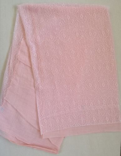 Peach Lace Scarf