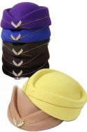 Air Hostess Beret Hat 10 Pack