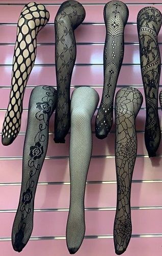 Floral Fishnet Stockings