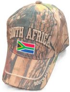 Woodland Camo SA Flag Cap