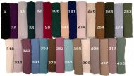 Pleated Chiffon Hijabs 12 Pack