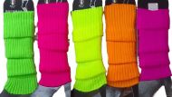 Ribbed Knit Winter Leg Warmers 12 Pack