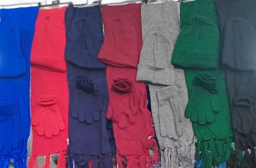 Scarf Beanie Gloves Set
