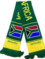 Green and Yellow South Africa Flag Scarves