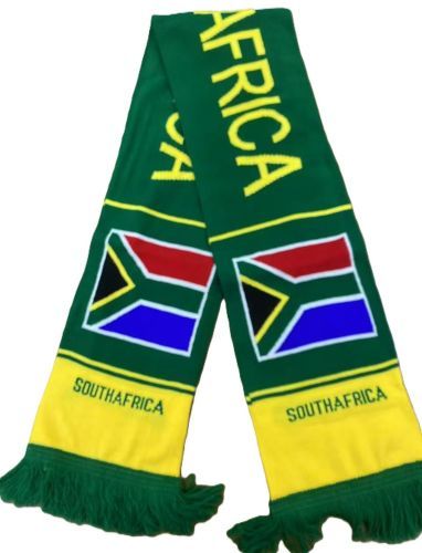 Green and Yellow South Africa Flag Scarves