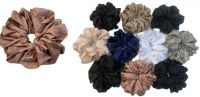 XL Satin Hair Scrunchies 10 Pack