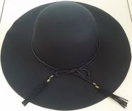 Buckle Felt Black Hat