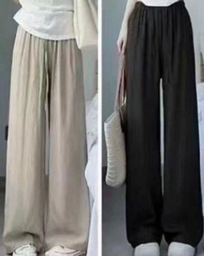 Ladies Viscose Wide Leg Summer Pants 5 Pack