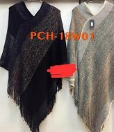 Shimmer Navy Poncho