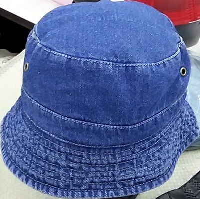Navy Denim Bucket Hat