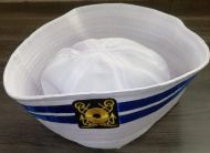 Striped Blue White Sailor Hat