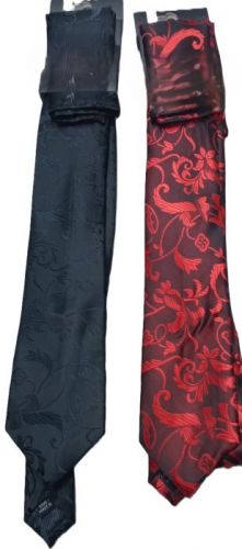 Navy Blue Paisley Tie