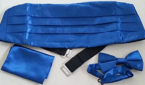 Kids Cummerbund Set Blue