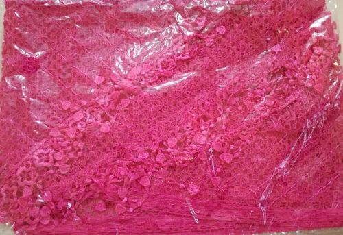 Pink Lace Scarf