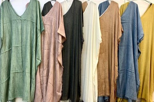 Shimmer Plain Kaftans