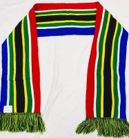 Striped Rainbow South African Flag Scarf