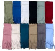Plain Winter Blanket Scarves