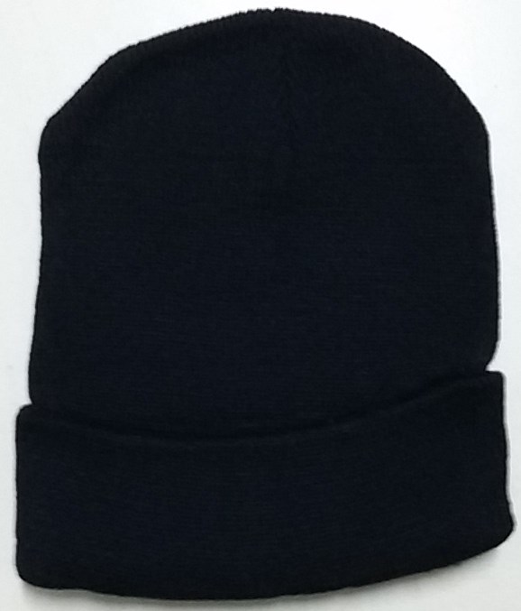 Plain Beanies Supplier | Black Fold Beanie Hat | South Africa